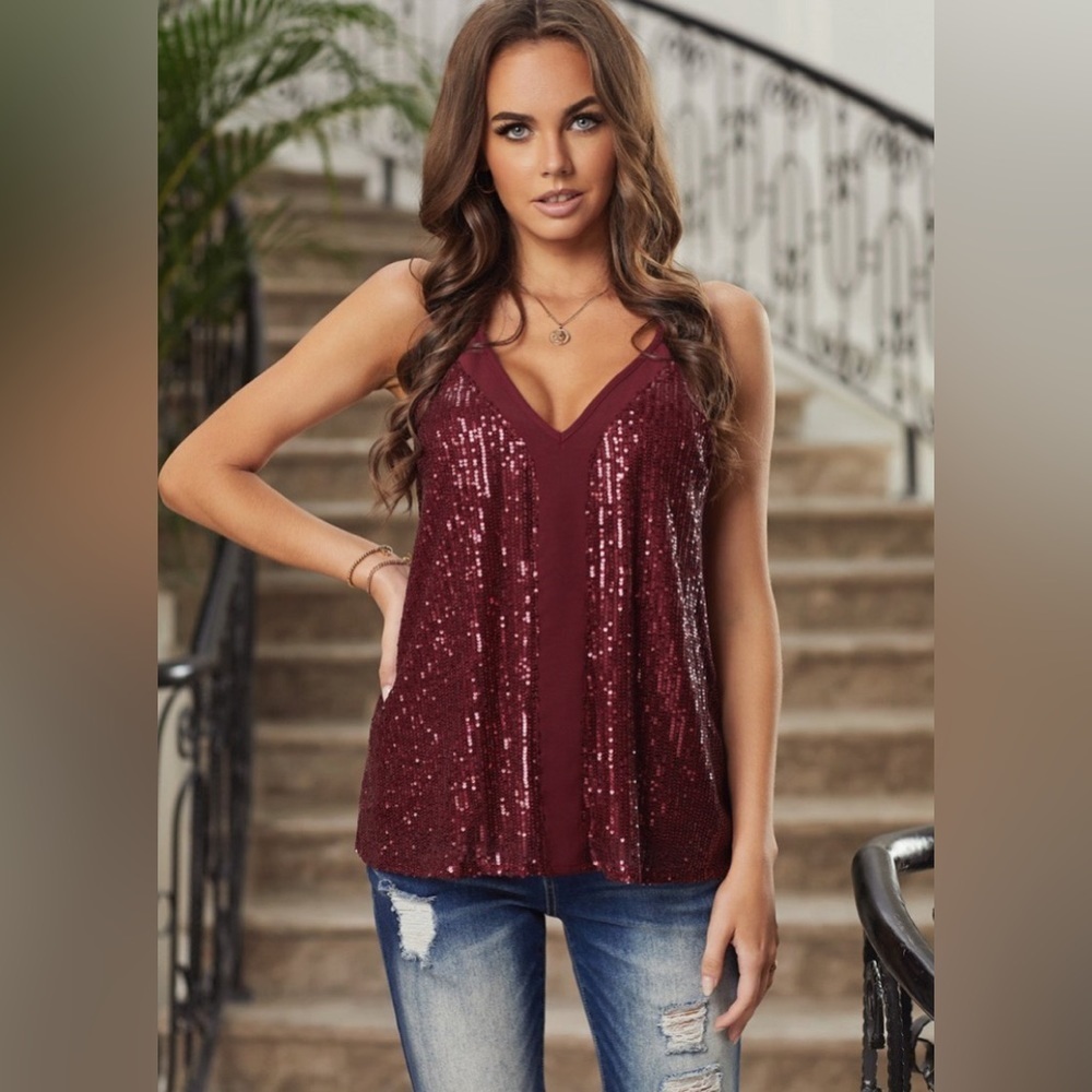 Women’s Sequin Tank Tops